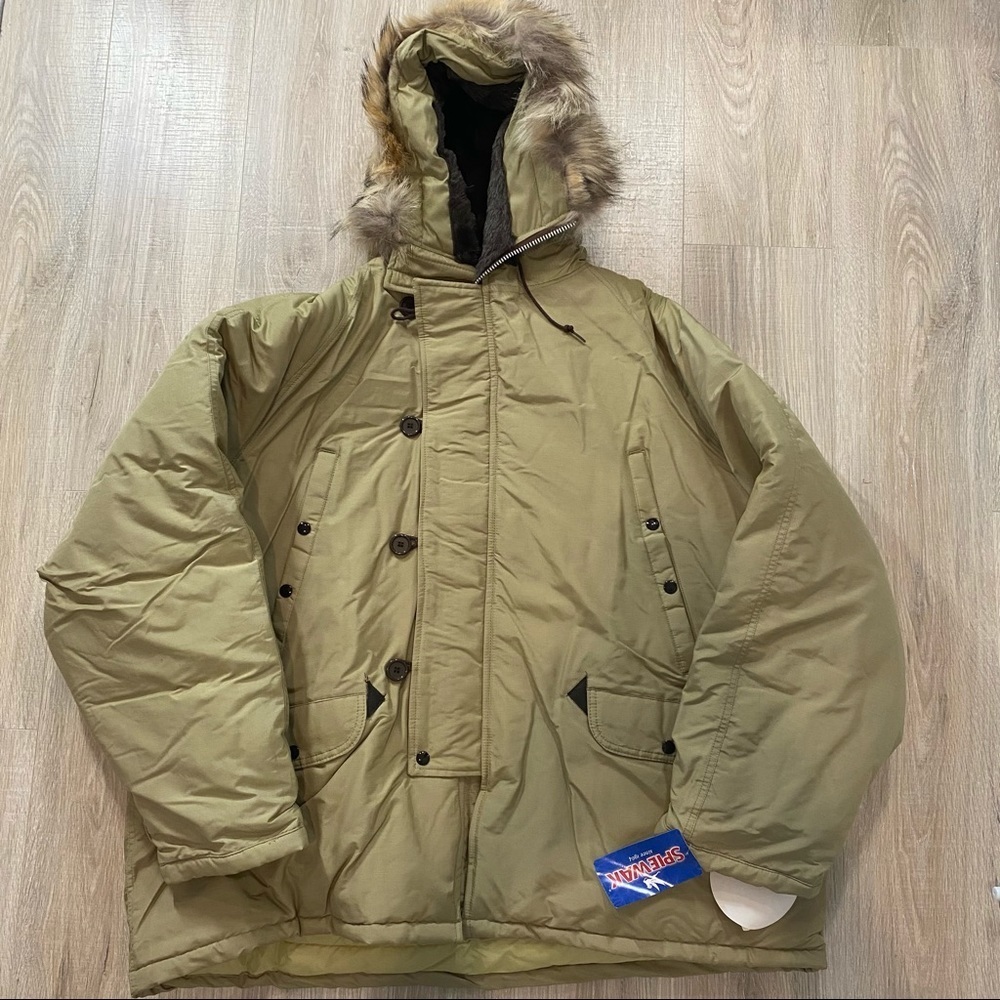 Spiewak & Sons Tan Amsterdam Snorkel Parka Sz 3XL